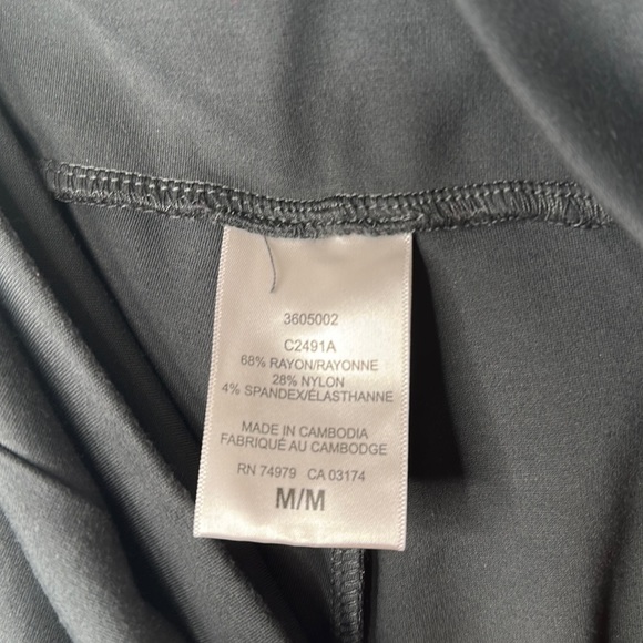 Parasuco Motto Leggings Womens Size M Dark Gray Patterned Leg - Picture 4 of 5